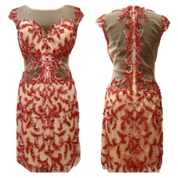 Luxury Designer Couture Prom Party Runway Wedding Evening Cocktail Glamour Dress - Picture 2 of 16